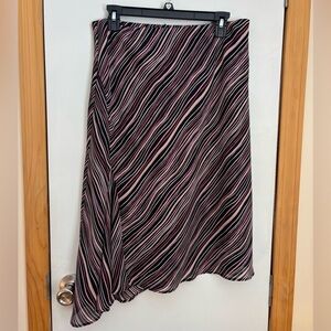 2000s striped skirt